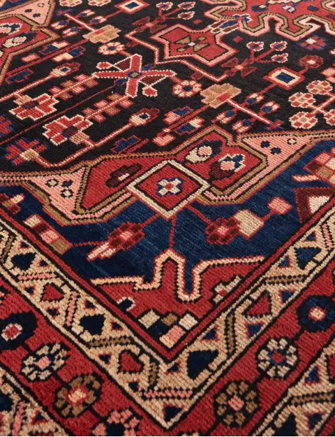 Blu Persiano Hamadan Patina  210 x 130 cm