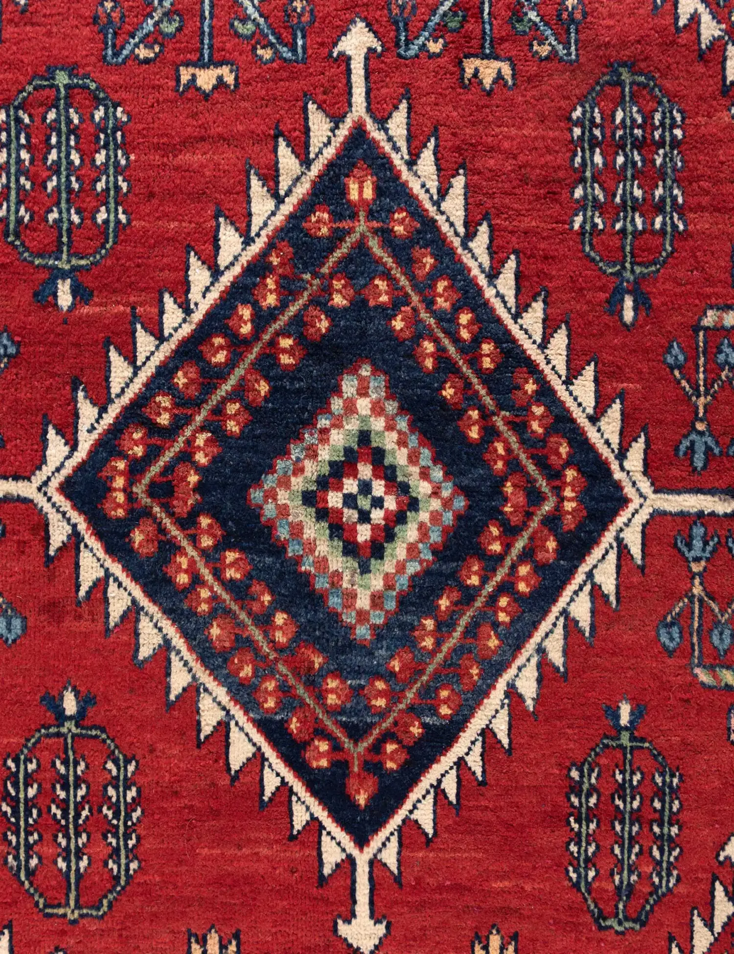 Rood Perzië Hamadan Patina 196 x 130 cm - Uniek handgemaakt tapijt