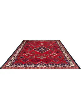 Röda Persien Hamadan Patina  196 x 130 cm