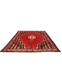Rød persia Hamadan Patina  131 x 96 cm