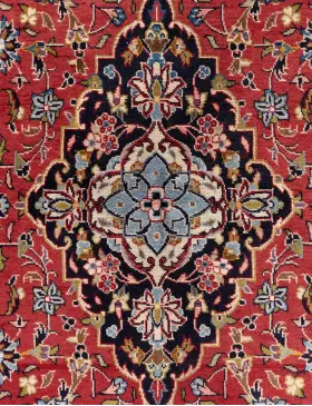 Rød Persien Kashan Patina  228 x 145 cm