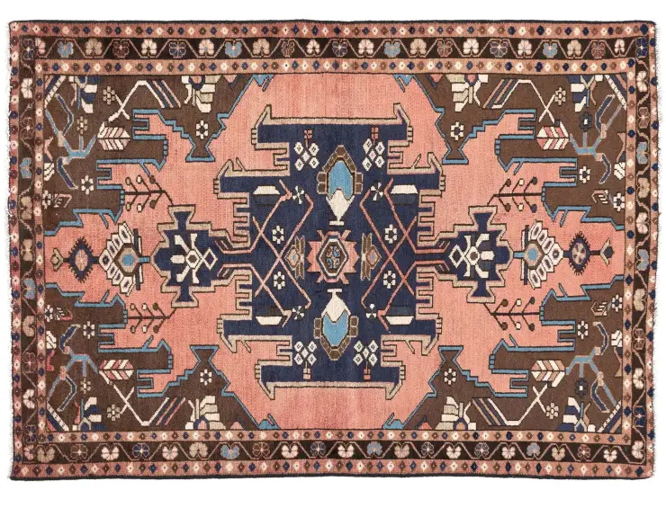 Rouge Persan Hamadan Patina  135 x 110 cm