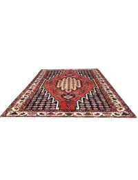 Rød persia Hamadan Patina  190 x 130 cm