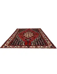 Rød persia Hamadan Patina  190 x 130 cm