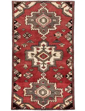 Röda Persien Hamadan Patina 163 x 93 cm