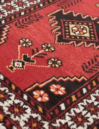 Blå Persien Hamadan Patina  97 x 69 cm