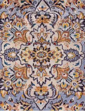 Blå Persien Kashan Patina  435 x 307 cm