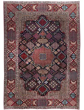Blå Persia Kashan Patina  388 x 280 cm