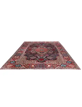 Blå Persia Kashan Patina  388 x 280 cm