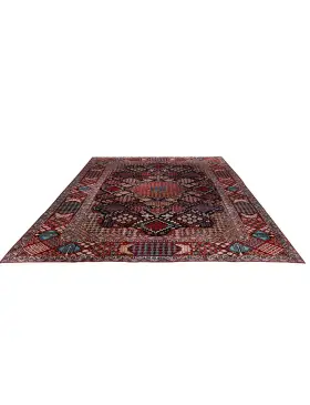 Blå Persia Kashan Patina  388 x 280 cm