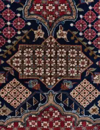 Blå Persien Kashan Patina 388 x 280 cm - view 3