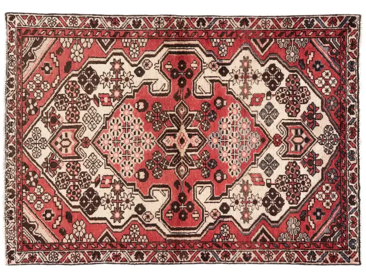 Rød persia Hamadan Patina  140 x 100 cm