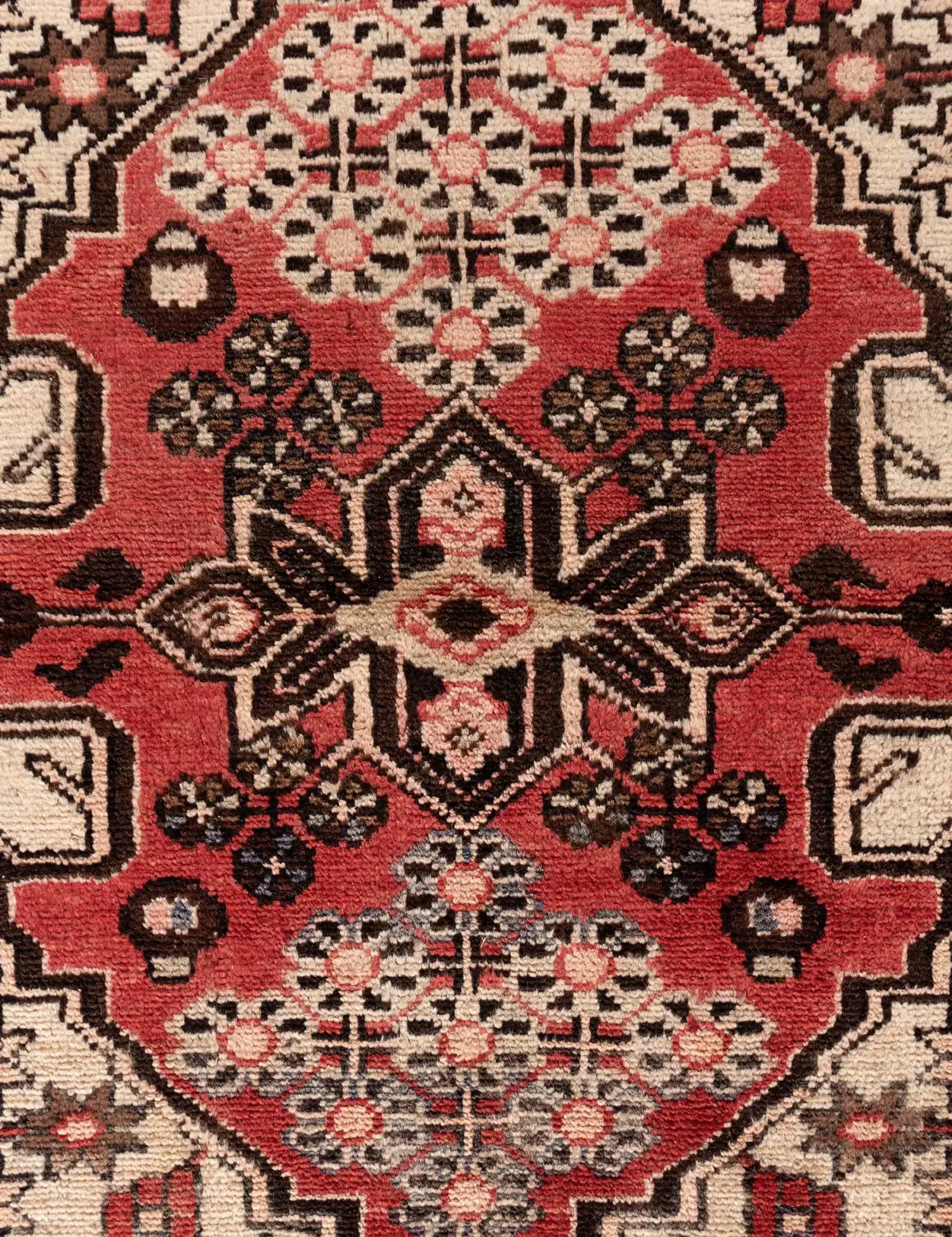 Rood Perzië Hamadan Patina 140 x 100 cm - Uniek handgemaakt tapijt