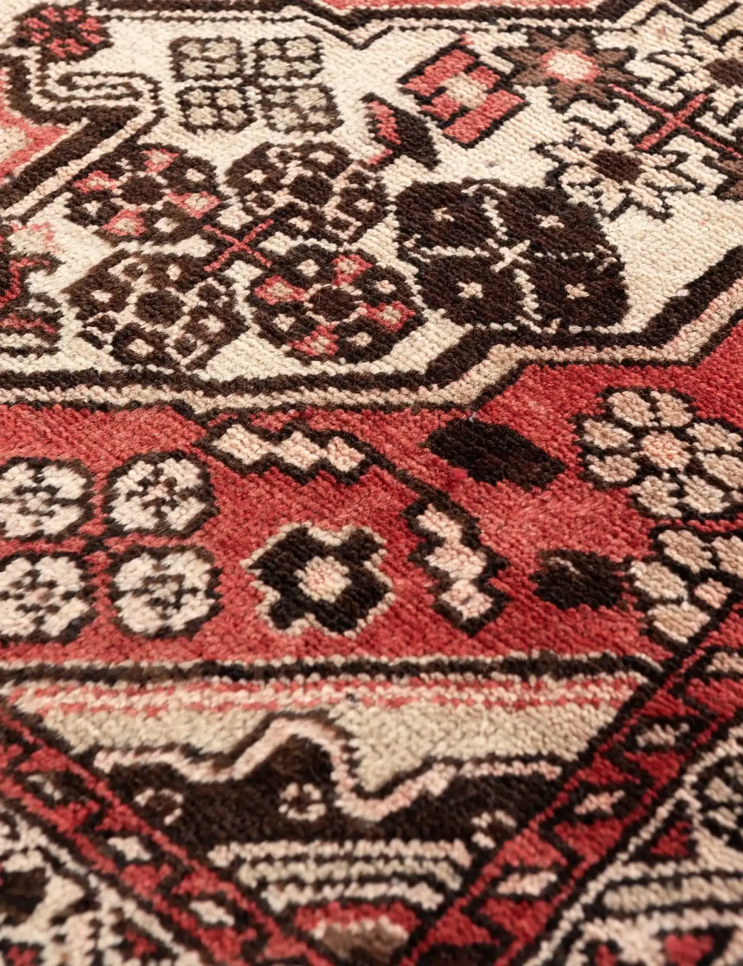 Rood Perzië Hamadan Patina 140 x 100 cm - Uniek handgemaakt tapijt