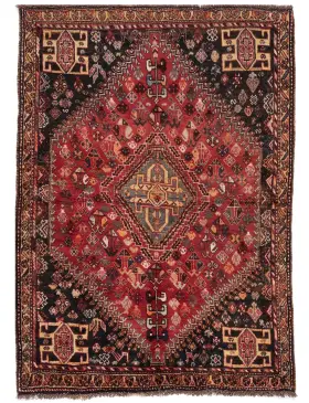 Rød Persien Shiraz Patina  162 x 123 cm