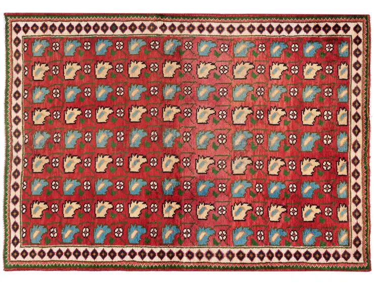 Rød persia Hamadan Patina  150 x 96 cm