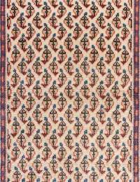 Beige persia Hamadan Patina  124 x 64 cm