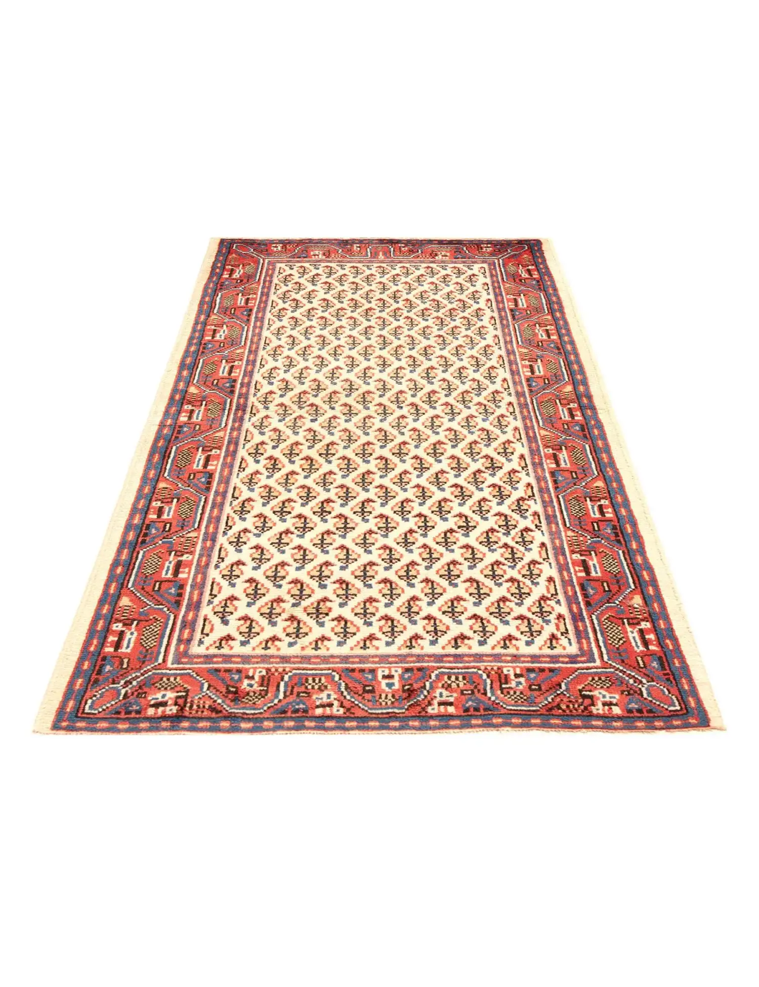Beige persia Hamadan Patina 124 x 64 cm - Unikt håndlaget teppe