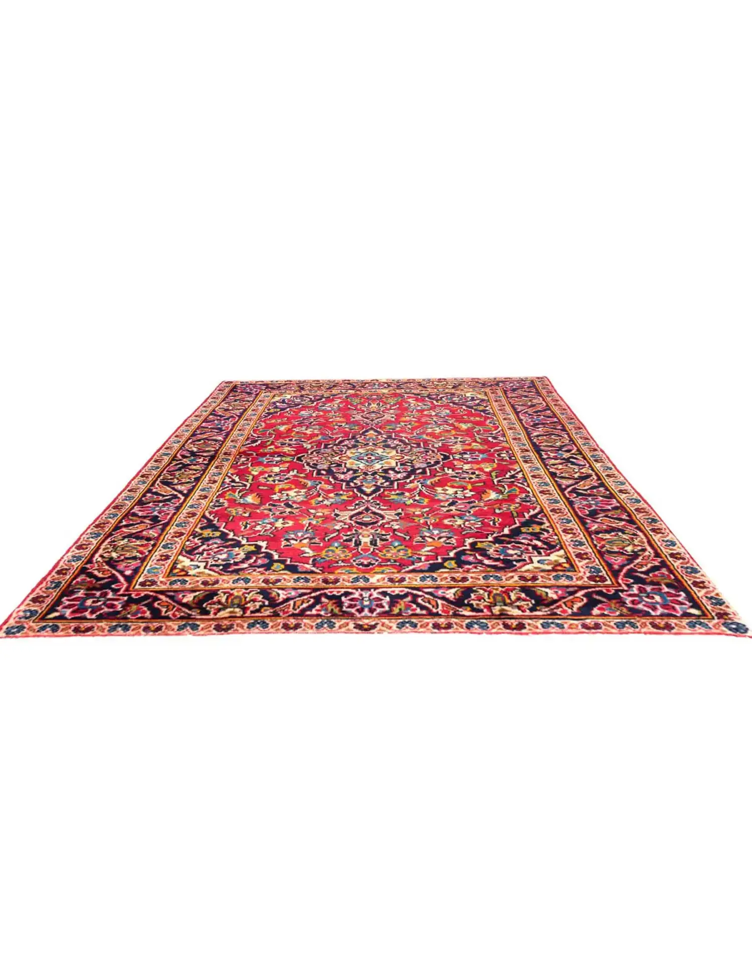 Rot Persien Ardakan Patina 150 x 92 cm - Einzigartiger handgefertigter Teppich