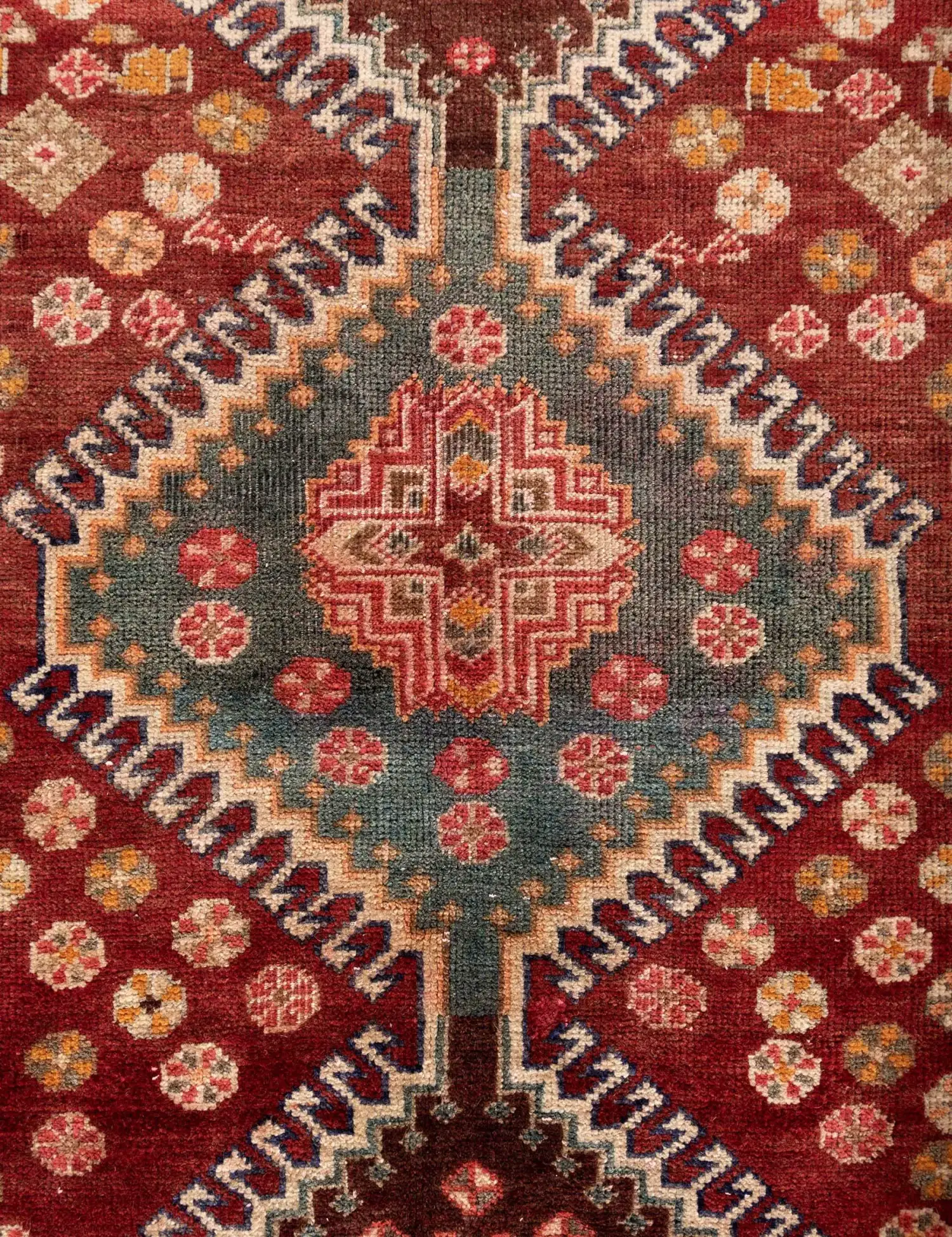 Rosso Persiano Shiraz Patina 225 x 150 cm - Tappeto unico fatto a mano