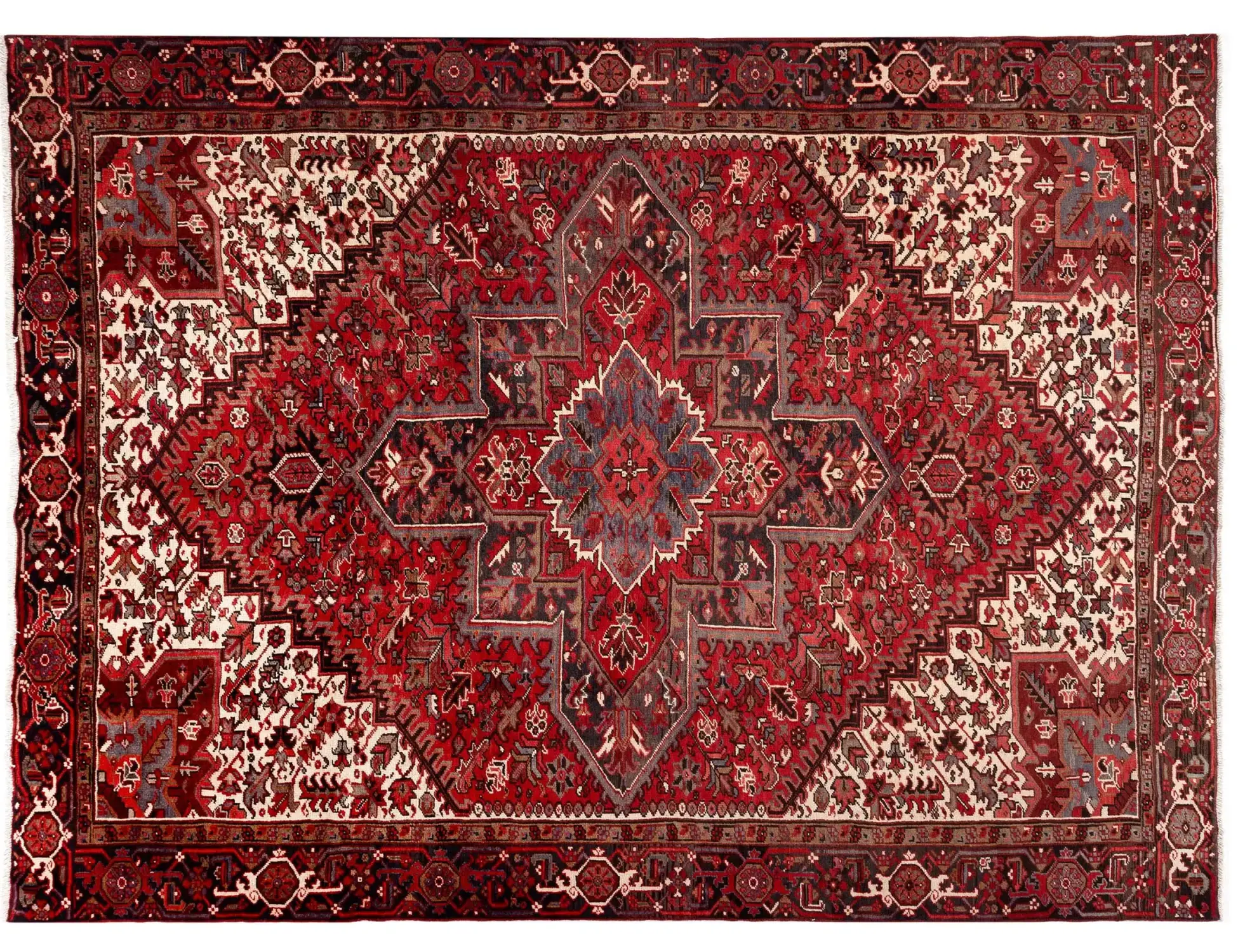 Rot Persien Heriz 323 x 266 cm