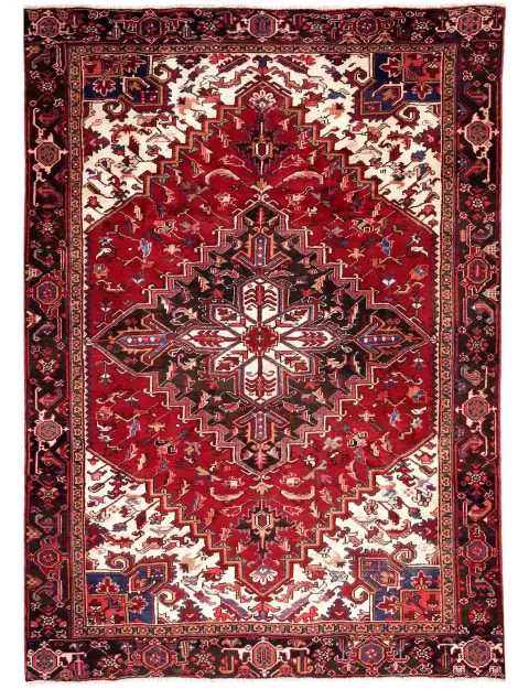 Rojo Persia Heriz  282 x 204 cm