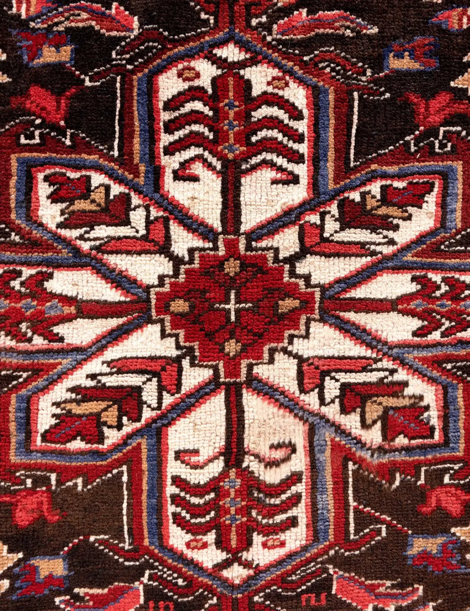 Rot Persien Heriz 282 x 204 cm - Einzigartiger handgefertigter Teppich