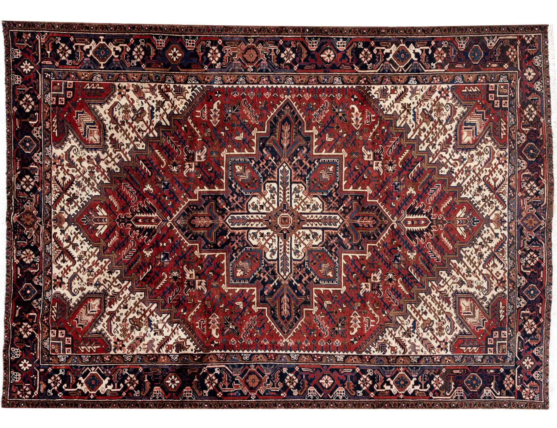 Röda Persien Heriz  325 x 245 cm - Unik handgjord matta