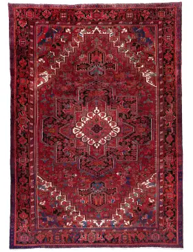 Rood Perzië Heriz  370 x 307 cm