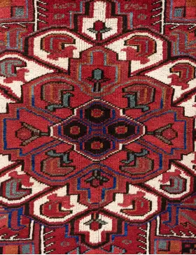 Rood Perzië Heriz  370 x 307 cm