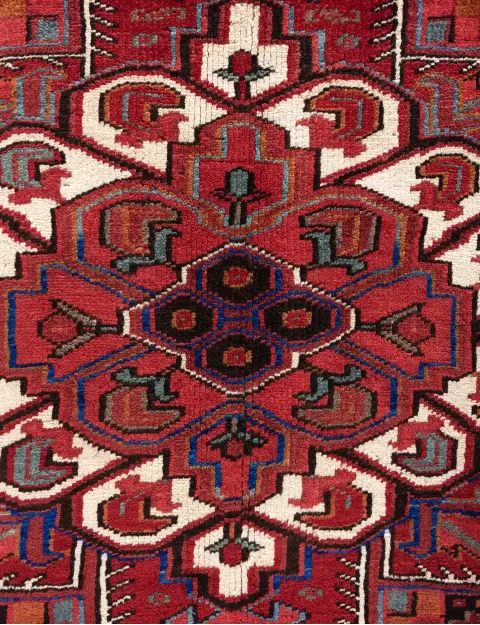 Rosso Persiano Heriz  370 x 307 cm