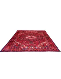 Rød persia Heriz 370 x 307 cm - view 1