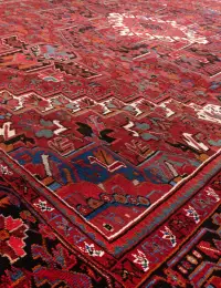 Rød persia Heriz 370 x 307 cm - view 3