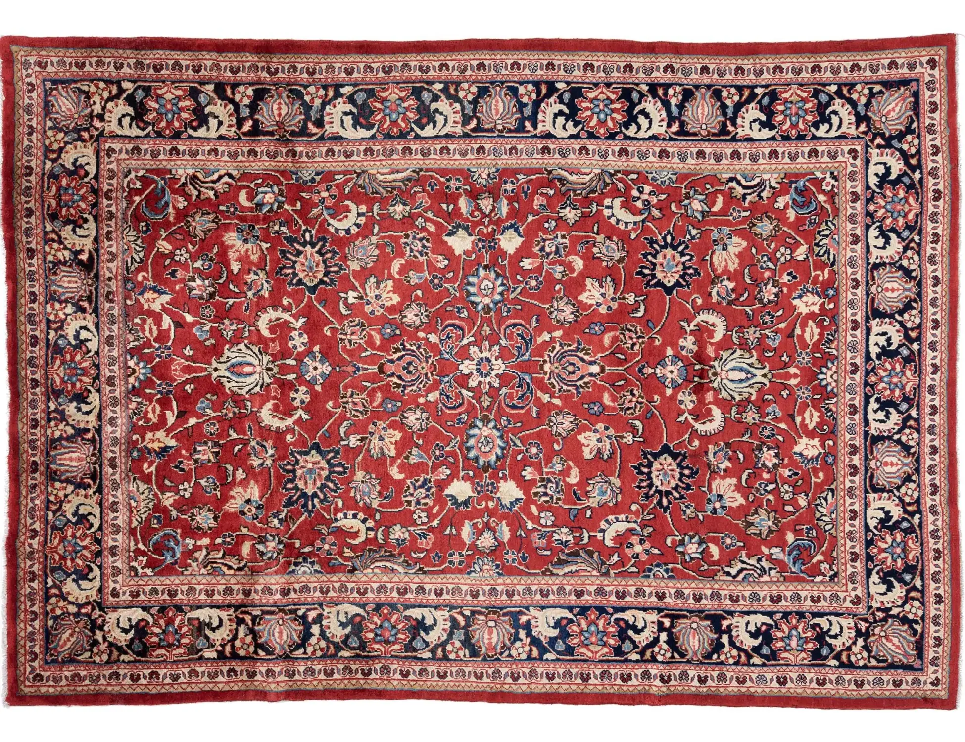 Röda Persien Mahal  312 x 207 cm - Unik handgjord matta