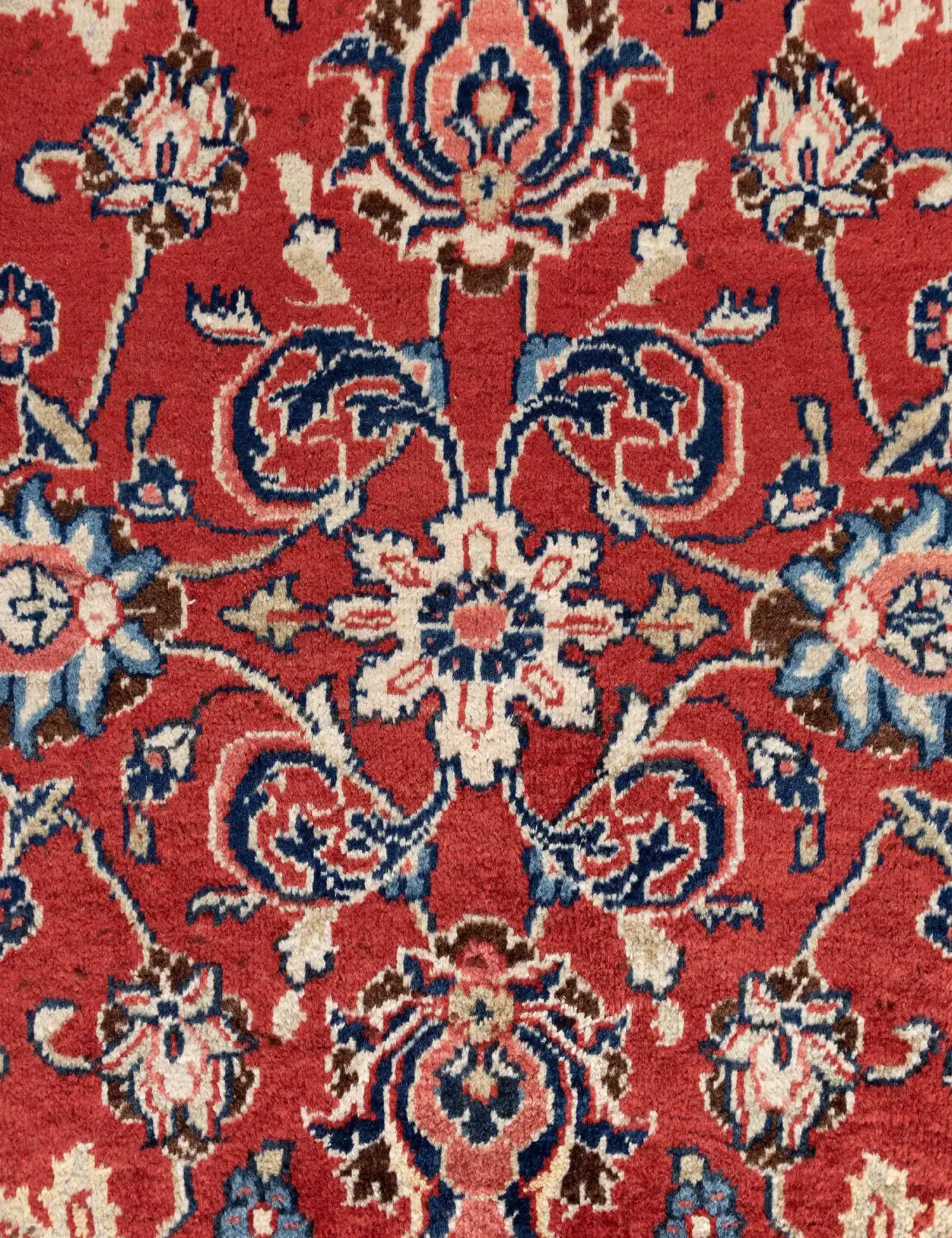 Rot Persien Mahal 312 x 207 cm - Einzigartiger handgefertigter Teppich