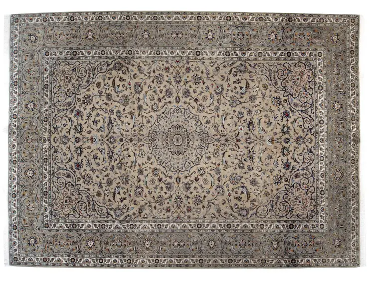 Grön Persien Keshan  400 x 305 cm
