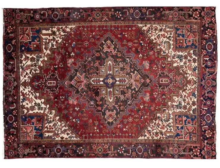 Röda Persien Heriz  270 x 193 cm