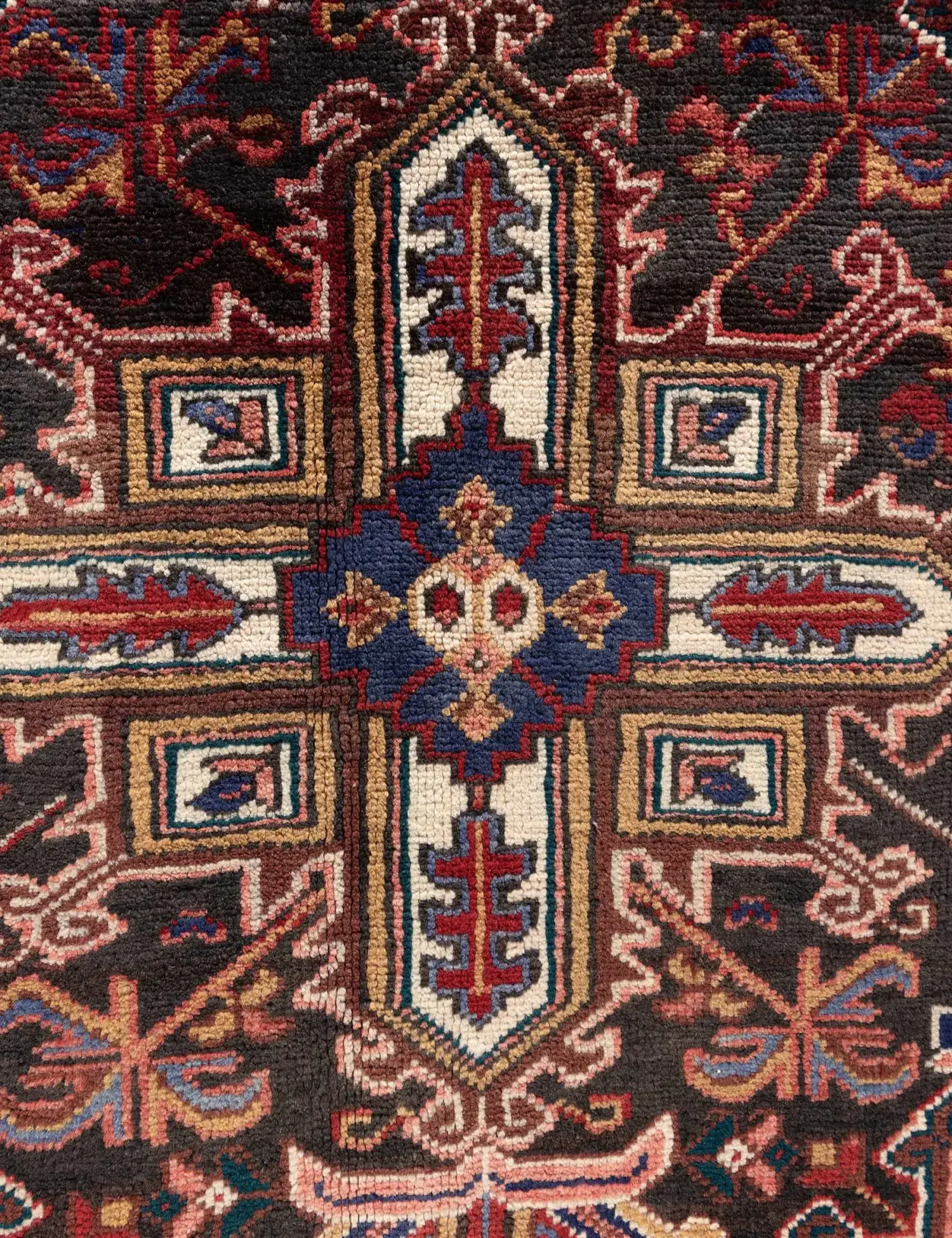 Rot Persien Heriz 270 x 193 cm - Einzigartiger handgefertigter Teppich