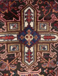 Röda Persien Heriz  270 x 193 cm