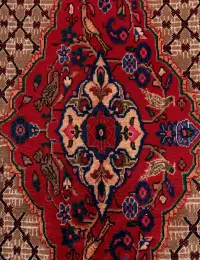 Red  Persia Hamadan  290 x 150 cm