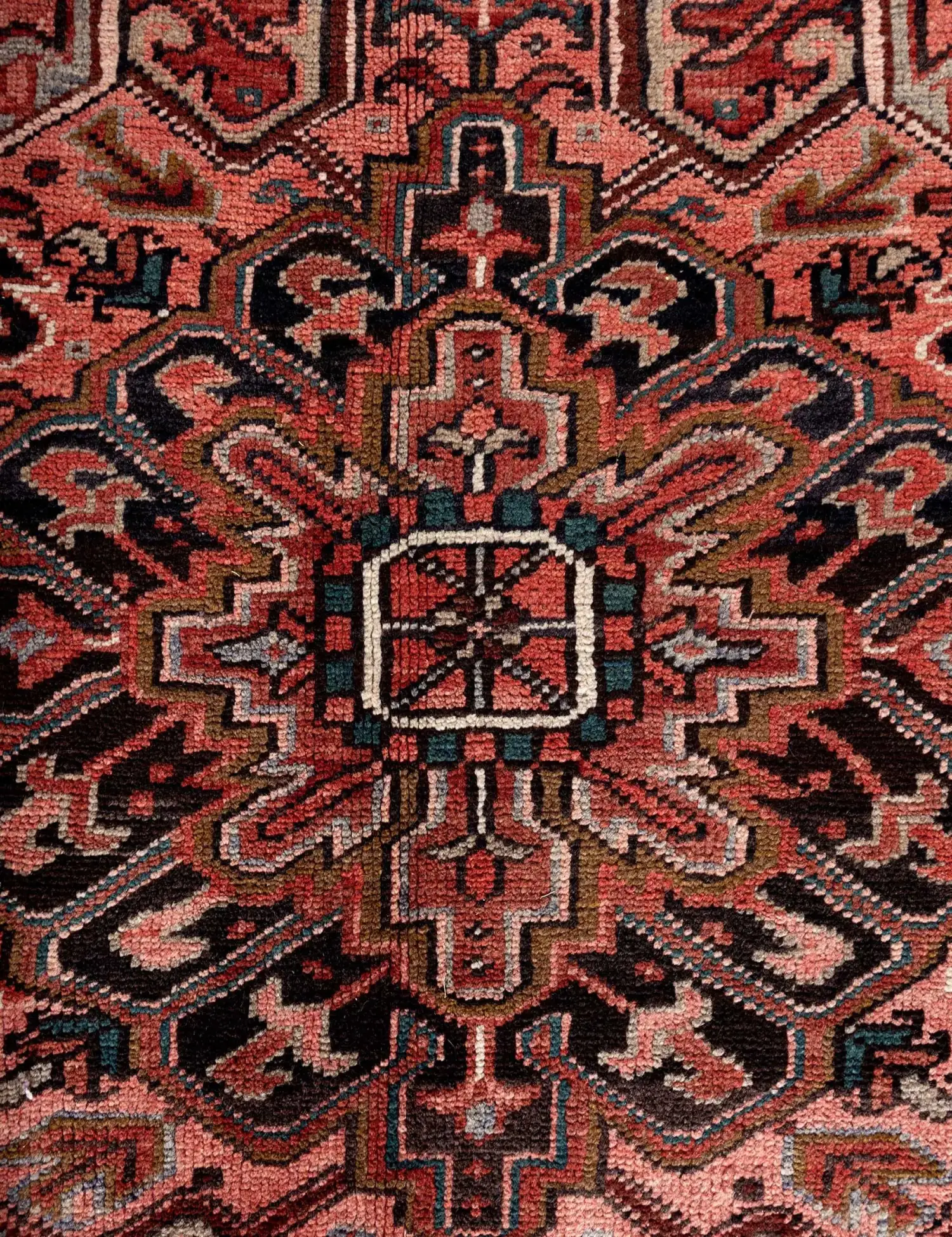 Punainen Persia Heriz 400 x 294 cm - Ainutlaatuinen käsintehty matto