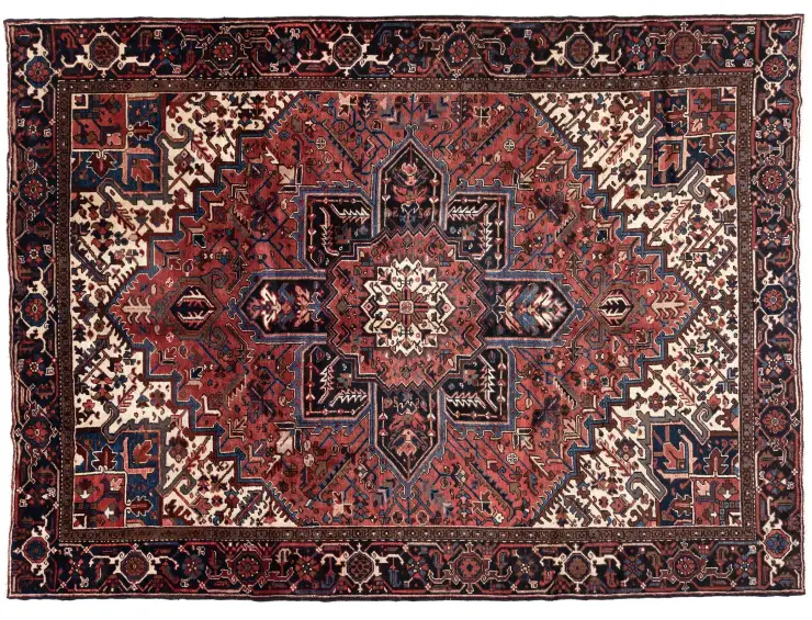 Röda Persien Heriz  317 x 233 cm
