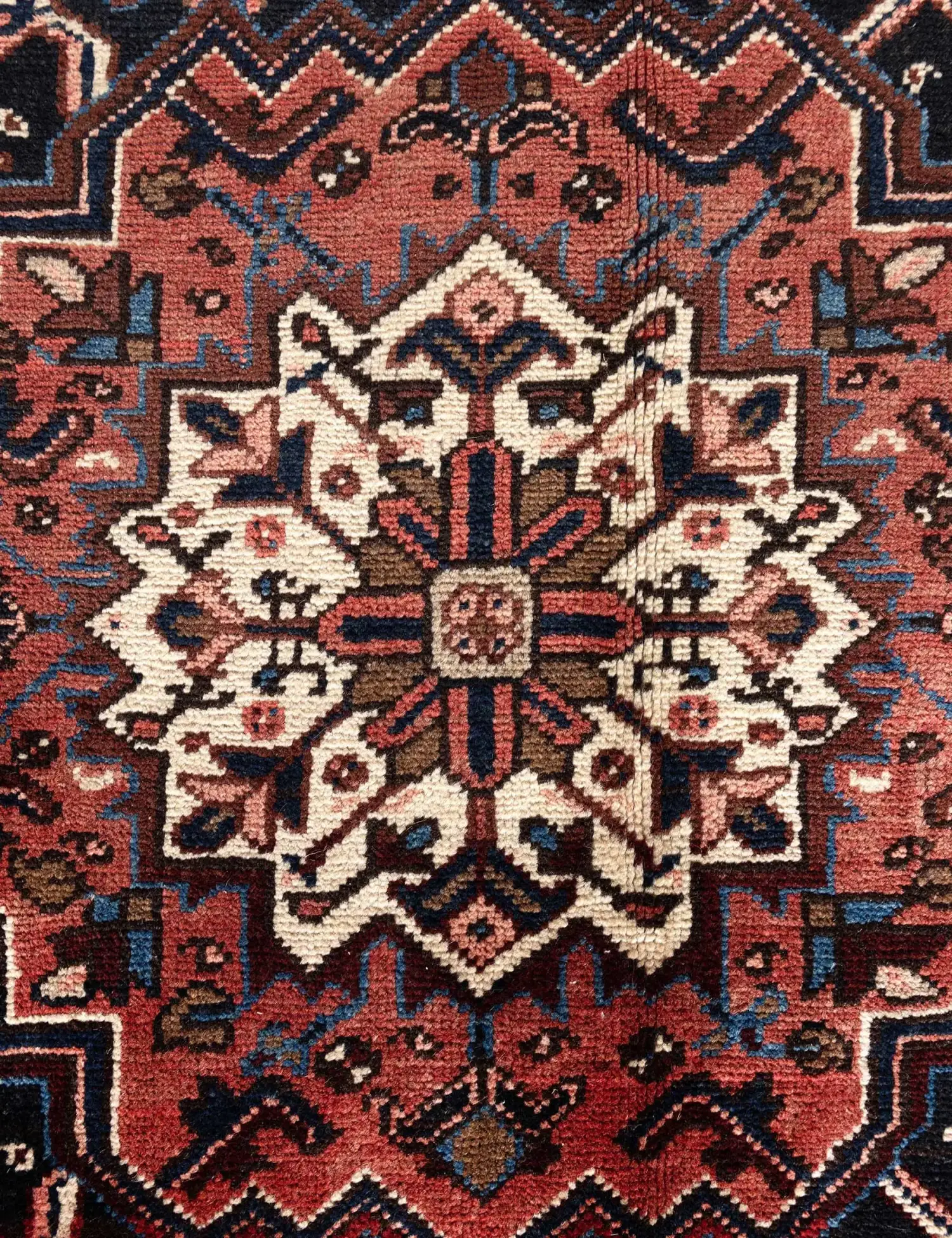 Rot Persien Heriz 317 x 233 cm - Einzigartiger handgefertigter Teppich