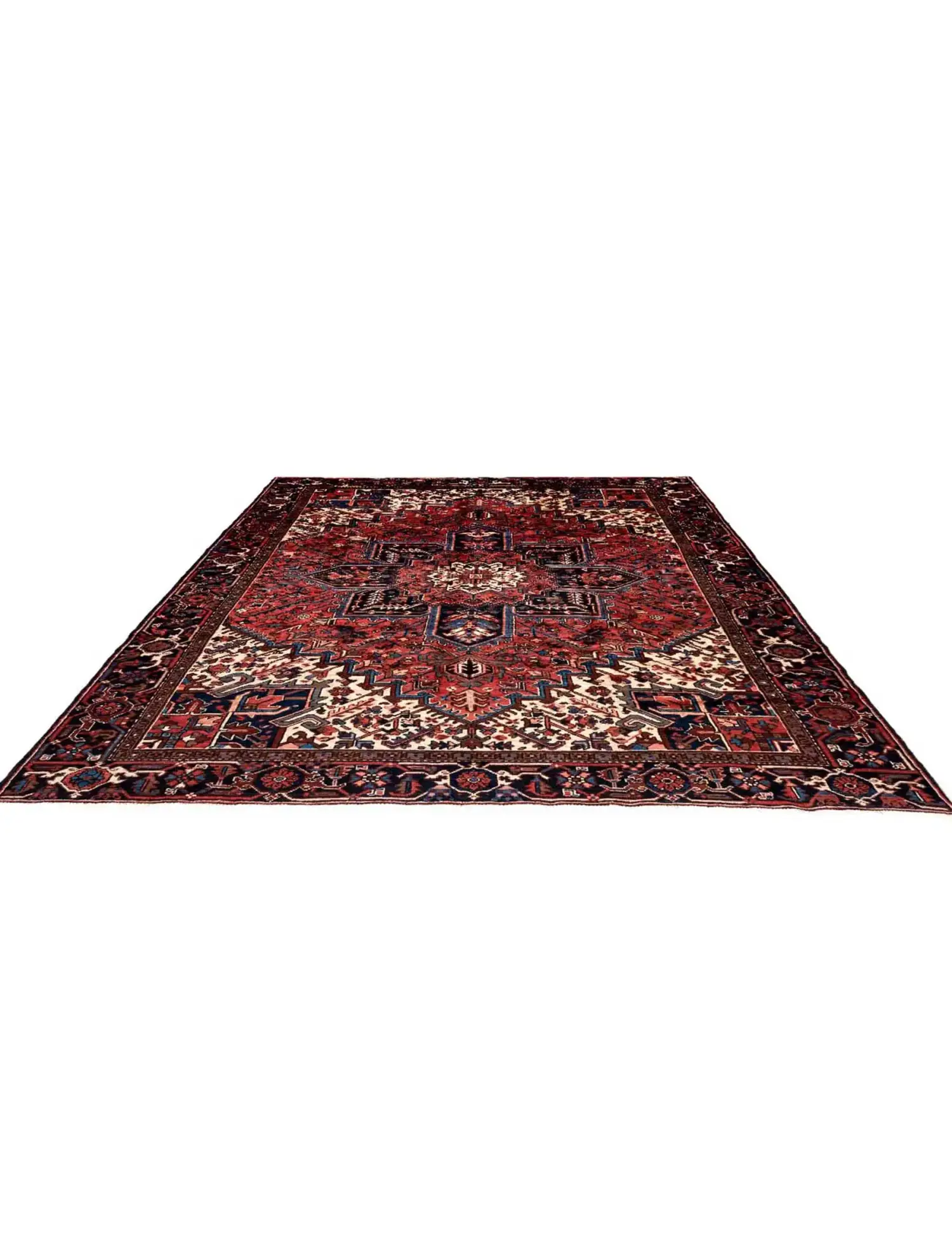 Rot Persien Heriz 317 x 233 cm - Einzigartiger handgefertigter Teppich
