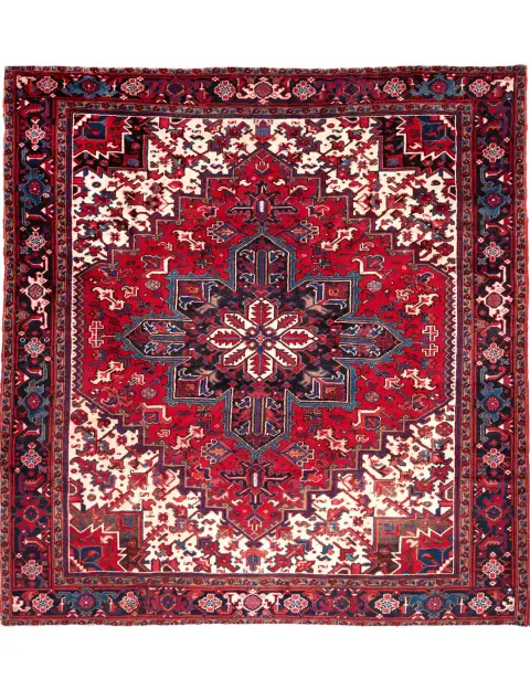 Rot Persien Heriz  262 x 232 cm