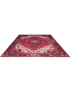 Rød Persien Heriz  262 x 232 cm