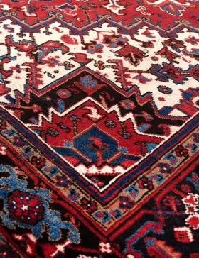Rød Persien Heriz  262 x 232 cm