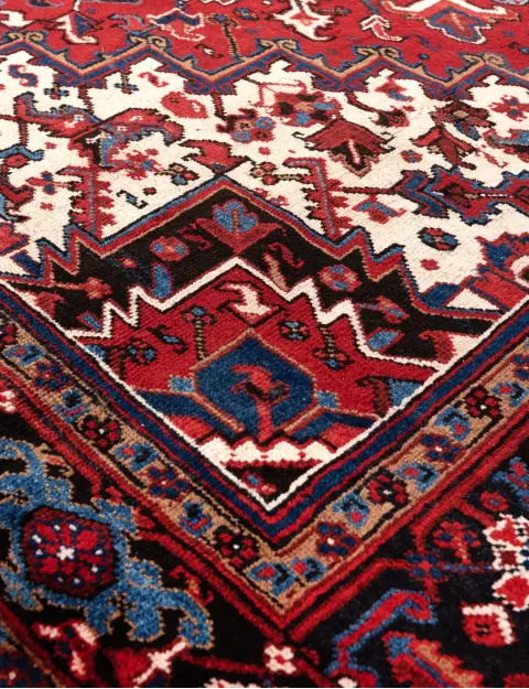 Rot Persien Heriz  262 x 232 cm
