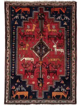 Rood Perzië Shiraz 274 x 197 cm