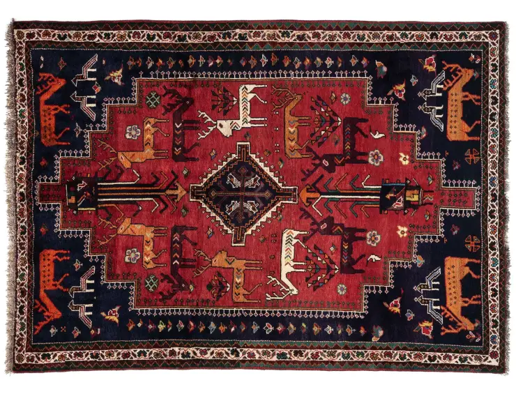 Rød Persien Shiraz 274 x 197 cm